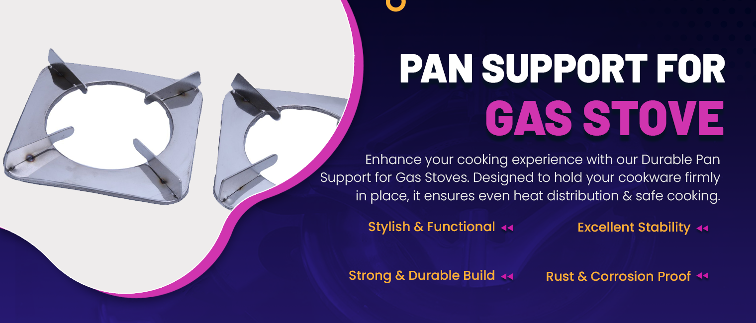 Pan support for gas stove