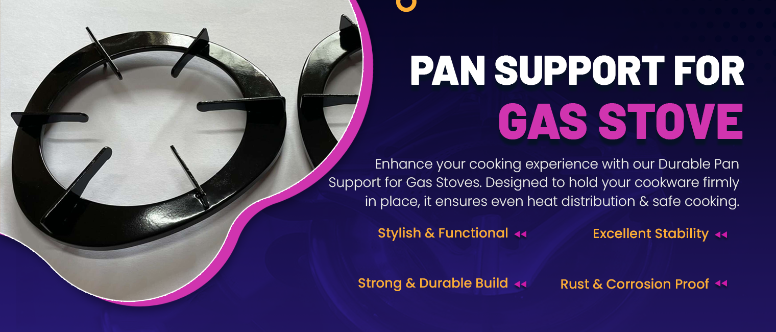 Pan support for gas stove